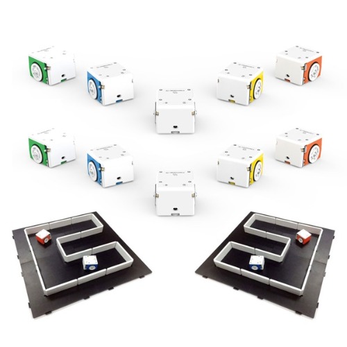 (햄스터S로봇 10대세트+미로판2세트) 색상랜덤 교육용코딩로봇