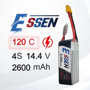 이센 ESSEN 배터리 / 2600mAh 4셀 14.8V 120C